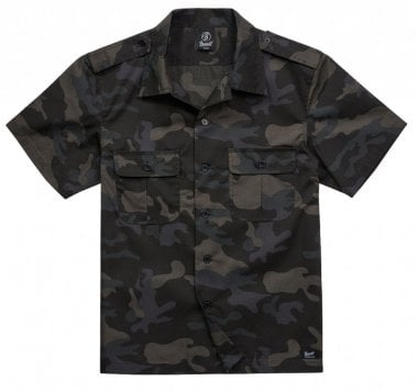 Kortärmad US army skjorta darkcamo 1