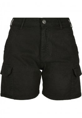 Cargo shorts med hög midja dam 4