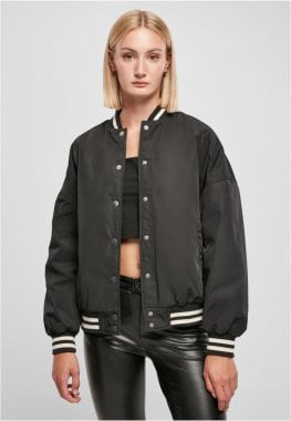 Ladies Oversized Recycled College Jacket 1