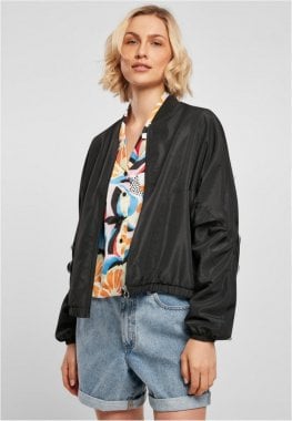 Ladies Recycled Batwing Bomber Jacket 1