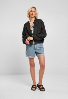 Ladies Recycled Batwing Bomber Jacket 4