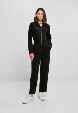 Ladies Velvet Rib Boiler Suit 4