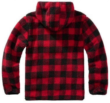 Lumberjack teddyfleece worker pullover röd/svart - herr 2