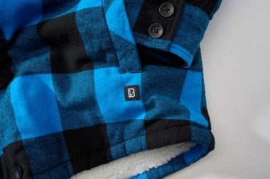Lumberjacket hooded svart/blå 4