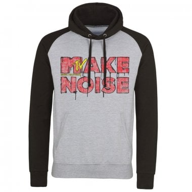 Make Noise - MTV Baseball Hoodie 1