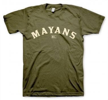 Mayans MC curved logo T-shirt 3