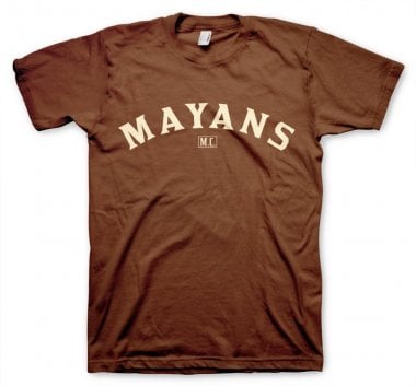 Mayans MC curved logo T-shirt 4