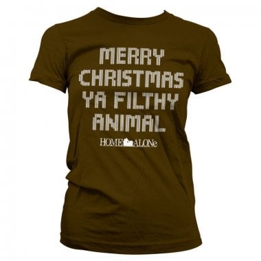 Merry christmas ya filthy animal tjej T-shirt 3