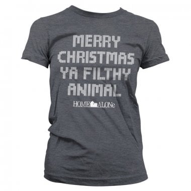 Merry christmas ya filthy animal tjej T-shirt 4
