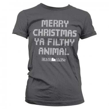 Merry christmas ya filthy animal tjej T-shirt 5