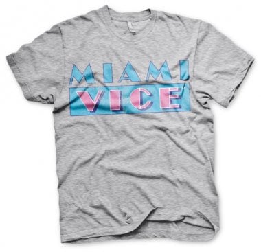 Miami Vice Distressed Logo T-Shirt 3
