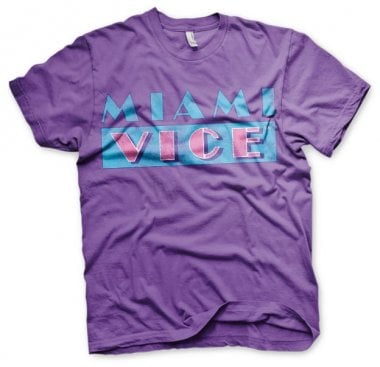 Miami Vice Distressed Logo T-Shirt 6