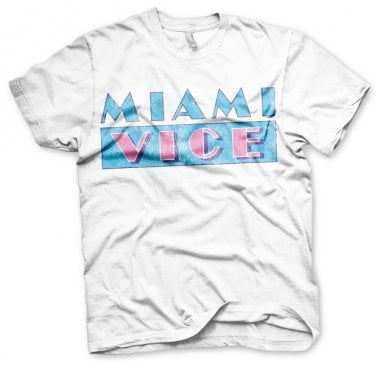 Miami Vice Distressed Logo T-Shirt 7