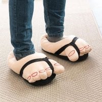 Mjuka tofflor med sandaler