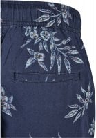 Mörkblå shorts med blommor herr 5