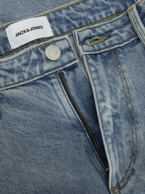 Mörkblå Stentvättade Regular Fit Jeans Clark 4