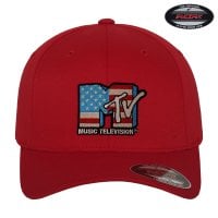 MTV American Flag Flexfit Cap 6