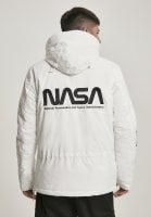 NASA fodrad vindjacka grå/vit 3
