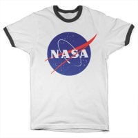 NASA logo ringer T-shirt 1