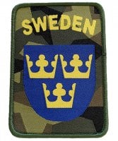 Tre Kronor Sweden tygpatch M90 0