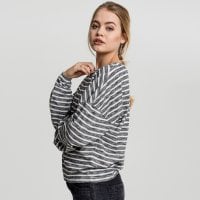 oversize stripe pullover dam 3
