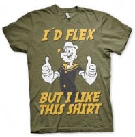 Popeye - I'd Flex But I Like This Shirt t-shirt 3