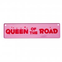 Queen of the road bilskylt