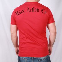 Raw Logo röd t-shirt bak