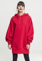 Röd oversize hoodie dam 2