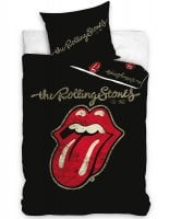 Rolling Stones svart påslakanset