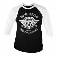 Route 66 - The Mother Road Baseball 3/4 Sleeve Tee 1