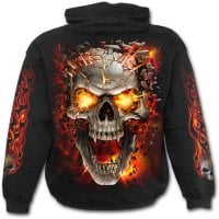 Skull blast hoodie