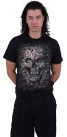 Skull illusion t-shirt herr
