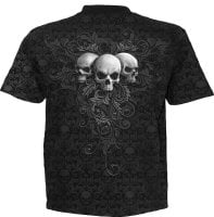 Skull scroll t-shirt rygg