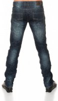 Slitna jeans herr (jeansblå) 2