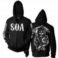 SOA Reaper zipped hoodie