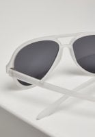 Solglasögon med klara bågar vit