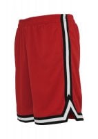 Sportiga shorts med rand herr röd