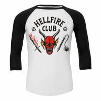 Stranger Things 4 - Hellfire Club raglan longsleeve 0
