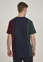 T-shirt med tre färger bak