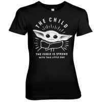 The Mandalorian - The Force Is Strong With This Little One Girly Tee 2