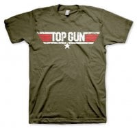 Top Gun Distressed Logo T-Shirt 5