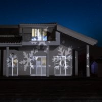 LED projektor för utomhusbruk snö