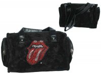Rolling Stones svart handväska 0