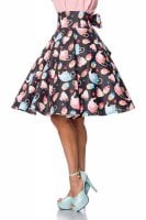 Vintage kjol med tekannor rosett