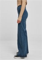 Vintage jeans med vida ben och fickor fram dam 12