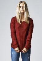 Wideneck sweater lång modell 0