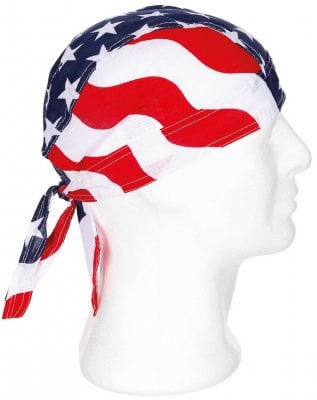 Headwrap US stars and stripes