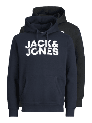 2-Pack JJ logo hoodie herr 2