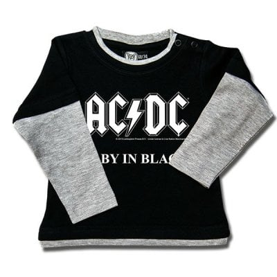 AC/DC bebis skater longsleeve - Baby In Black